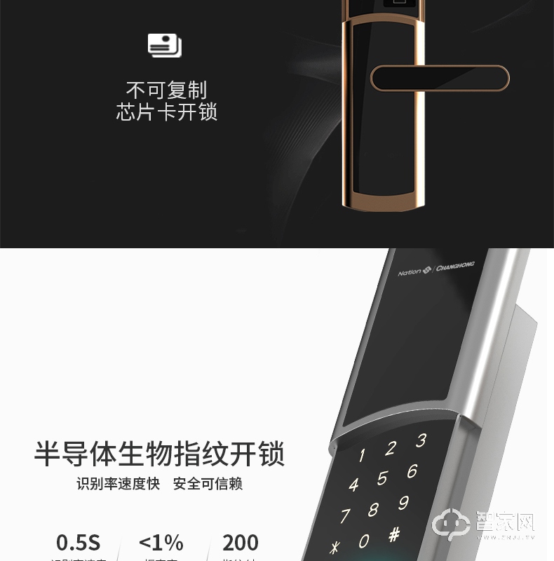 国民指纹锁 多重?；?智能开启